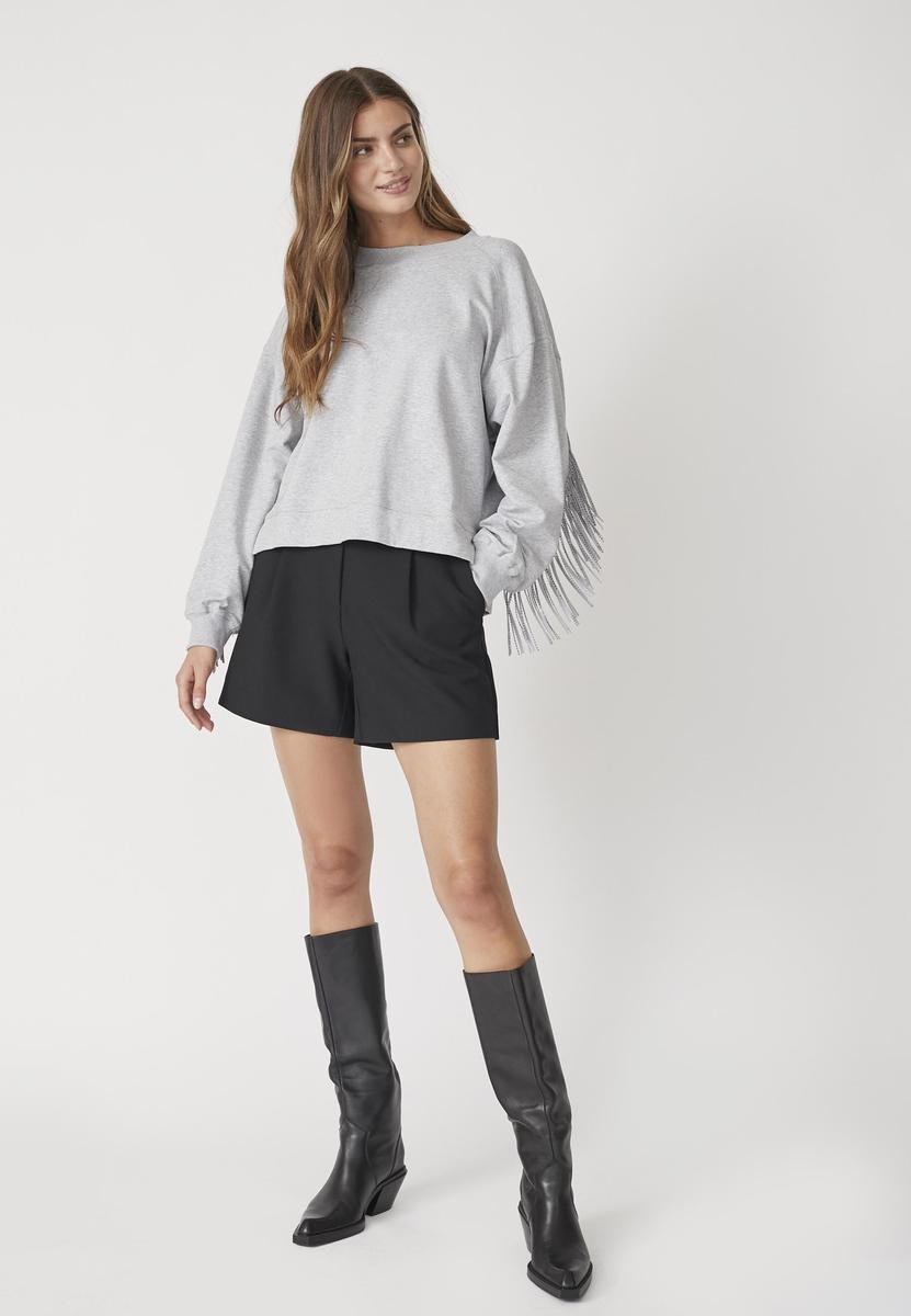 VolaCC Crop Pleat Shorts - Black - Co'couture