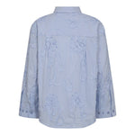 XavierCC Stripe Flower Shirt - Pale Blue - Co'couture