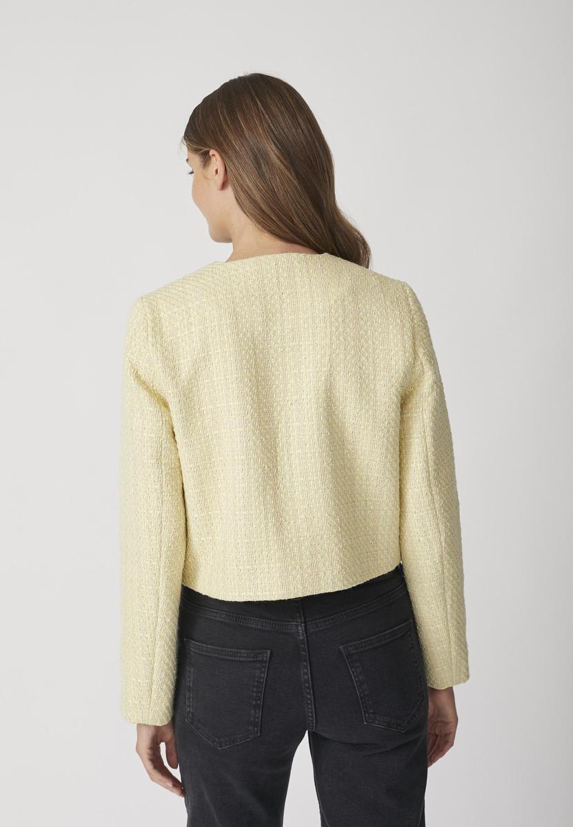 YaraCC Boucle Jacket - Pastel Yellow - Co'couture