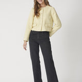 YaraCC Boucle Jacket - Pastel Yellow - Co'couture