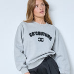 ZoeCC Co'couture Sweat - Grey Melange - Co'couture